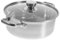 Amosfun Olla Caliente De Acero Inoxidable 304 Antiadherente Resistente Para Cocina a Gas y Eléctrica Fácil De Limpiar