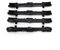 Shkalacar Barres de Toit Souples,4 pièces moulures de Protection pour Porte-Bagages de Toit de Rechange Compatible avec Vauxhall Compatible avec Opel Astra H Zafira B, 5187915, 13125723, ‎5187914