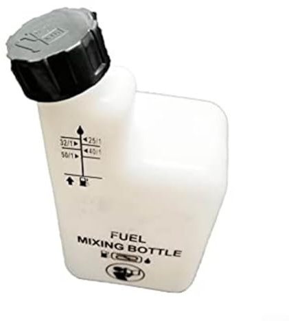 Botella mezcladora de aceite de gasolina de 2 tiempos, botella de mezcla de aceite de 1 litro diseñada para proporciones precisas en 2 motores