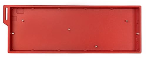 H60 Aluminium Tastaturgehäuse 60% Rot Tastaturgehäuse anpassen Fit für wooting Tastaturen Rakka 61/64 Mechanische Tastatur