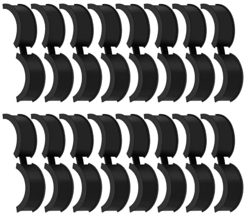 Kznifmk 16 Pcs Bicycle Handlebar Rubber Gasket, 31.8 to 22.2/25.4 for Mountain Bikes, Road Bikes Handlebar Gasket Adapter