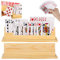 2 Pezzi porta carte da gioco, Porta Carte In Legno 30.5 cm, Porta Carte da Poker a Mani Libere, Supporto per Carte da Gioco per Bambini, Anziani, Adulti, Disabili