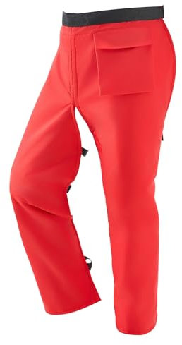 VEVOR Schutzhose, Klasse B, 8-lagige Kettensägenhose im Wickelstil mit Gürtel & Ausrüstungstasche, Kettensägen-Chaps für Männer/Frauen, Sicherheitsausrüstung für Holzfäller & Waldarbeiter, Größe L