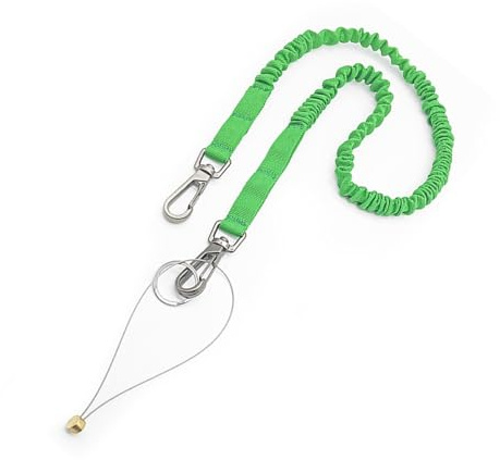 XAGMODSHN Cordino per Attrezzi con Cinturino A Due Fibbie Attacchi Anticaduta Cordino Elastico per Arrampicata Cordini Ritenuta Cinturino Fibbie