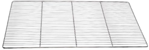 Griglia per forno 60 x 40 cm - Griglia metallica con 3 traverse di rinforzo - alta resistenza e uso professionale