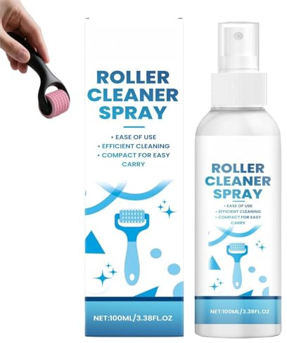 Derma Roller Cleaner,Roller Cleaner Spray,Derma Roller Sanitize Cleaner & Maintenance Spray,Effective Cleaning of Microneedles,Beard Rollers, Microneedle Pens,Suitable for Face Toning Devices,100ml