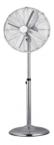 SDS -Ventilatore a piantanta cromato diamentro Ø 40 - potenza 60w -GRECALE