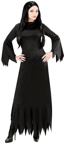 W WIDMANN MILANO Party Fashion - Kostüm Mortisia, Kleid, Hexe, Böse Fee, Faschingskostüme, Halloween