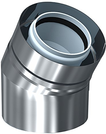 Bertrams LAS Bogen 30° außen, Edelstahl, DN 110/160