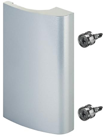 SOTECH Manilla para puerta de balcón SEJA aluminio anodizado gris plata 82 x 52 x 20 mm