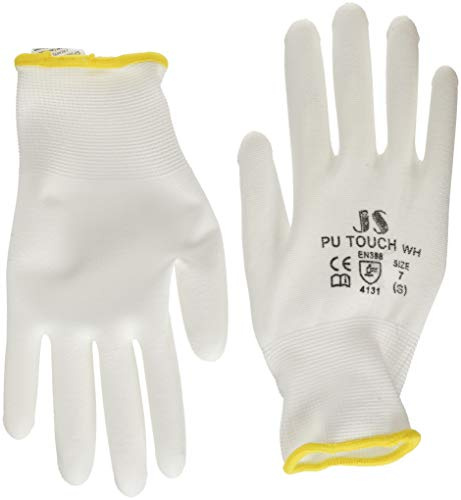 STAFFL 90458 Schutzhandschuh PU-Touch weiß Gr. 7 EN388 Kategorie II