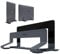 Macally Vertical Laptop Stand for Desk Space | Adjustable Vertical Stand Cradle | Laptop Holder - Apple MacBook Pro Air/Asus Chromebook Flip Samsung Notebook 9 Lenovo ThinkPad Dell XPS Acer Switch