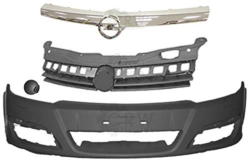 Set Stoßstange vorne +Grill für Opel Astra H Bj. 04-07 Stoßfänger