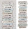 Cepewa Plankenschild Bitte Glaub an Dich Shabby Chic Sprüche Weisheiten Glaubensprüche Holzoptik Planken Wanddekoration (1 x Plankenschild Bitte Glaub an Dich)
