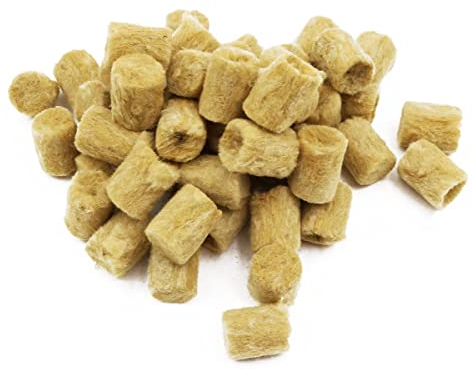 WANGCL 50pcs Rockwool Starter Spine agricole Coltura Senza Terreno Idroponica Cilindrica Idroponica Piantina Block