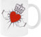 Simple Minds Weißer Keramikbecher Für Kaffeetasse Für Tee