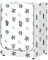 Odot Funda Lavadora Exterior Impermeable, Universal Cubierta para Lavadora y Secadora Carga Frontal, Funda de Protección Solar Antipolvo con Cremallera (Concha,M-Capacidad 8~10kg)