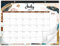 Tischkalender 2024 - 12 Monate großer Tischkalender von Jan. 2024 - Dez. 2024, 43,2 x 30,5 cm, Tischkalender 2024 mit 2 Eckenschutz, linierte Blöcke mit Julianischen Daten, perfekter Tischkalender