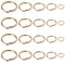 SUNNYCLUE 1 Box 400Pcs Real 24k Gold Plated Open Jump Rings 4-10mm Jump Ring O Rings Jumping Rings 304 Stainless Steel Jump Ring for Jewellery Making Accessories DIY Earrings Bracelet Necklace Craft