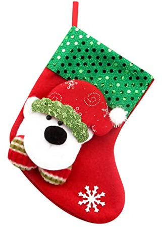 Weihnachtstasche Geschenk Weihnachtsboutique Dekoration Strümpfe Socken Süßigkeiten Kleine Tasche Geschenk Dekoration Handwerk Pflanze Glas