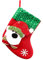 Weihnachtstasche Geschenk Weihnachtsboutique Dekoration Strümpfe Socken Süßigkeiten Kleine Tasche Geschenk Dekoration Handwerk Pflanze Glas