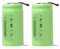 CAESEA Batteria 1/2AA 1,2 V NI-MH 600 mAh per rasoi e rasoi – con linguetta di saldatura (2)