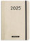 matabooks – Nachhaltiger A5 Kalender/Jahresplaner/Organizer/Terminkalender aus Graspapier – Samaya 2025 Farbe: Nature M (DE/EN)