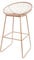 stoolBar Stools Nordic Bar Stool Bar Chair Wrought Iron Stool Modern Minimalist Casual Metal Chair Gold and Rose Gold Fashion/Rose Gold / 72