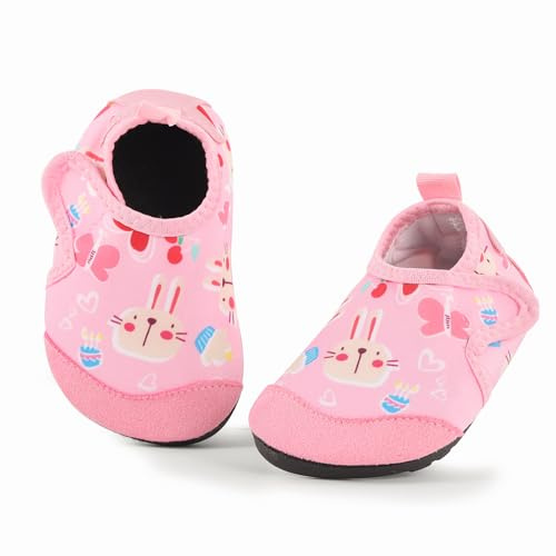 MASOCIO Badeschuhe Kinder Mädchen Junge Wasserschuhe Aquaschuhe Kleinkind rutschfeste Schnell Trocknend
