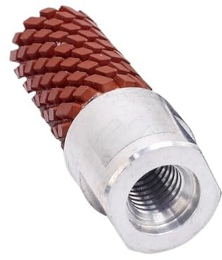 Disque de coupe pour meuleuse d'angle diamantée, 1 roue à tambour diamantée humide de 25 mm et 1 pouce for trou d'évier, meule de polissage for granit, marbre, béton, évier sous plan de travail(Grit 8