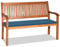 Orumrud 3CM Dicke Bankauflage Bankkissen mit Abnehmbarem Bezug,90x40x3cm rutschfeste Sitzkissen Sitzauflage Bank Sitzpolster Bankpolster Waschbare Stuhlkissen Gartenbank,Marineblau