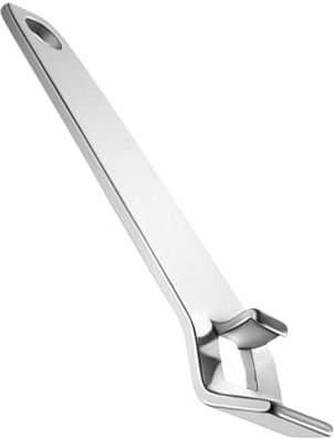 Apribottiglie, apriscatole, apriscatole in acciaio inox, strumento adatto alle unghie, per piccole bottiglie, biberon a conchiglia, bottiglie di birra, bicchieri,