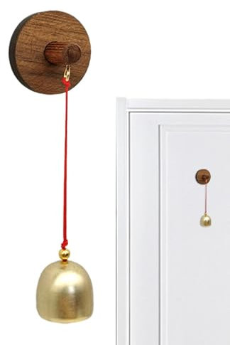 Metal Door Bell - Shopkeepers Bell | Unique Vintage Creative Wood Wind Chime | Door Chimes | Wall Mounted Bell | Store Entry Door Antique Doorbell for Housewarming, Backyard, Business Entrance