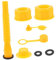 Ciieeo 1ensemble Buse De Réservoir Flexible Pour Canne à Essence Accessoires De Réservoir à Carburant Avec Embout Anti-giclage Kit De Remplacement Pour Citernes à Gaz Et Diesel Jaune