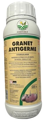 Antigerminatif phytorégulateur Pour pommes de terre, ail et oignon 500 ml. Inhibiteur systémique de germination pour pommes de terre, oignons et ail.