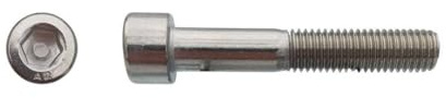 200 Vis Métaux Tête Cylindrique 6 Pans Creux CHC 4 x 45 mm - DIN 912 - Inox A2 - D-Work