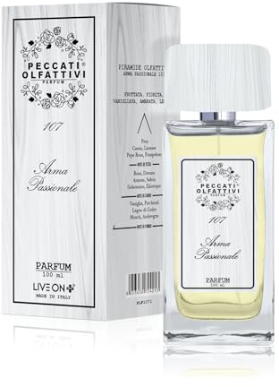 Peccati Olfattivi N.107 Damenparfüm Äquivalent zu Si Passione – Anhaltendes Damen-Dupe mit 30% reinem Duftöl, originalgetreuer Duft mit langer Haltbarkeit und Beständigkeit, 100 ml Parfum