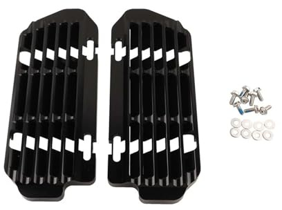 Protection De Grille Radiateur pour Yam&AHA YZ125, YZ250, YZ125X, YZ250X, YZ 125, 250, 125X, 250X(Black)