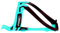 MSC Bikes msc320bk PORTABIDON Polycarbonat, türkis