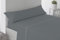 Juego SÁBANAS DE Verano Lisas (3 Piezas) para Cama Grande de 150 x 190/200 cm (LIQUIDACIÓN) (Gris)