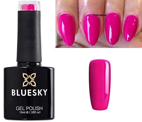 Bluesky Nail Gel Polish Pink Purple Orchid Cerise Pink Spring Summer Color A65 UV LED Soak Off 10ml
