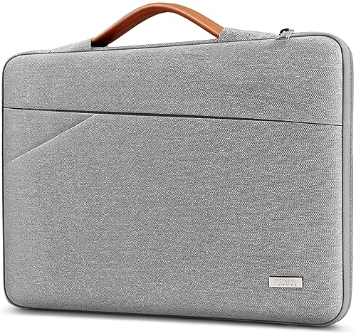TECOOL 13,3 Zoll Laptop Tasche Hülle für MacBook Air/Pro 13 13,6 M4 M1 M2 M3(2012-2025), MacBook Pro 14 M4 M3 M2 M1(2021-2024), 13,3'' Acer HP Lenovo Dell Surface Laptop Schutzhülle, Grau