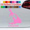 generisch Usedom Aufkleber Ostseeinsel Urlaub Camping KFZ Umriß I Love Auto Kontur 45-Rosa 12x8,5cm