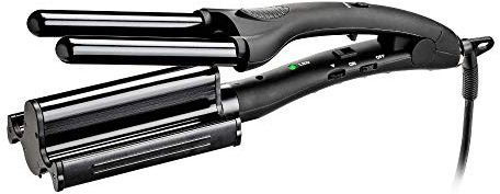 Salon Studio Professional – MyWaves Plancha profesional para cabello ondulado – Plancha de cerámica para ondas definidas o suaves – Temperatura ajustable de 80 ° a 230 °