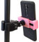 keepdrum PH01 PK Smartphone Halterung Pink Rosa Handyhalter für Fahrrad, E-Scooter, Mikrofon-Stative