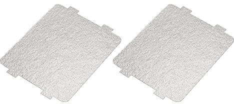 sourcing map Kit de reparación de placas de mica para horno de microondas, 10 x 3,9 cm, 2 unidades
