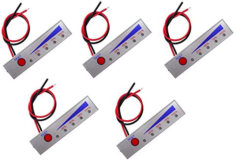 5 pièces indicateur de capacité de batterie vérificateur de niveau de puissance pour batteries Li-ion 5S 21V 18650