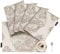TOPLUXE Platzsets 4er Sets Jaquard Tischset Abwaschbar 30x45cm Platz-Matten für Esstisch Urlaub Party Wohnzimmer Dekoration (Beige)