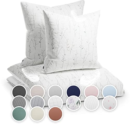 sleepwise Bettwäsche 200x200 Sommer Bettwäsche 3tlg- ÖKO-TEX, Traumhaft Weich, Atmungsaktiv, Bügelfrei & Knitterfrei - Bettbezug Set aus gebürsteter Mikrofaser mit 80x80cm Kissenbezüge
