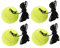 NOPEILVI 4 PCs Palla da Tennis Con Palline di Allenamento a Corda - Strumento di Trainer di Auto-Pratica Con Attrezzatura Elastica per Esercizio